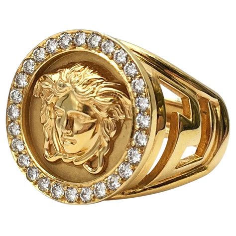 versace lion rings|Versace men's rings for sale.